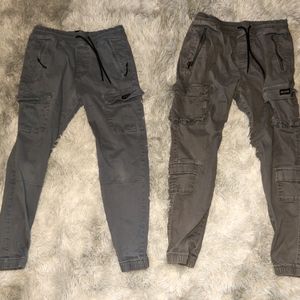 2 Pairs of Hollister Cargo Jogger Pants